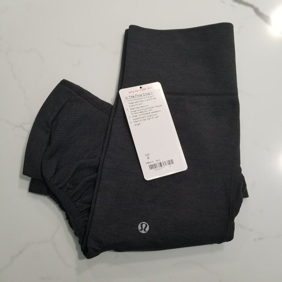 Lululemon In the Flow Crop Legging Size 6 - Picture 5 of 7